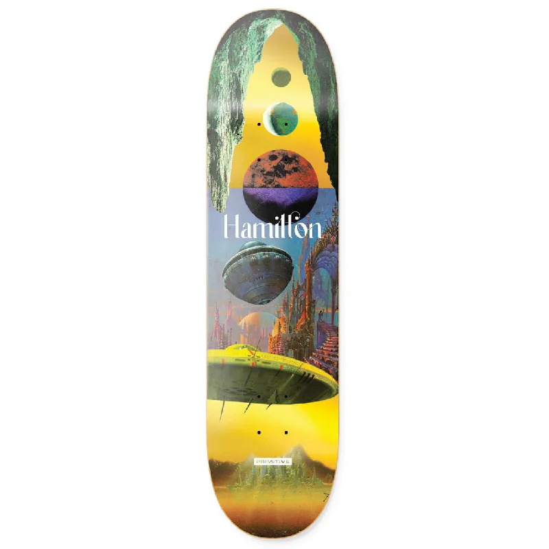 Skateboard With Professional Grade Parts-Primitive Hamilton New Worlds Skateboard Deck