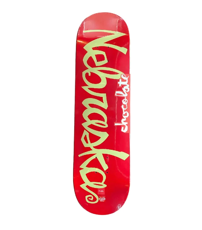 Skateboard Deck With Best Flexibility-Chocolate Deck Nebraska Flip The Script