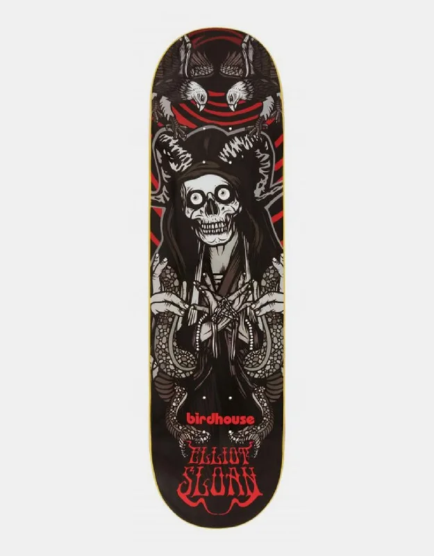 Skateboard Deck With Enhanced Maneuverability-Birdhouse Sloan Reaper Skateboard Deck - 8.5"