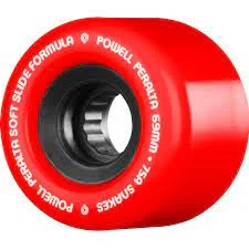 Skateboard Wheels With Ultra-High Performance-Powell Peralta Wheels Snakes 2 69mm 75a Red