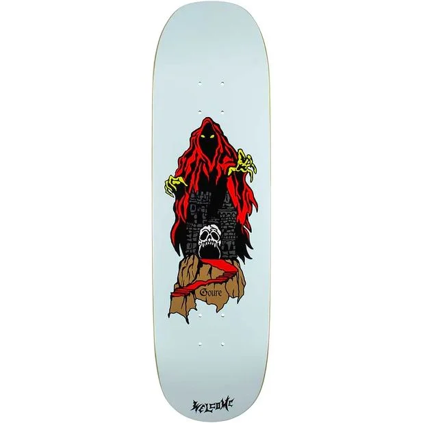 Skateboard Deck For Maximum Speed-Welcome Deck Castle on Moontrimmer 2 Baby Blue 8.6