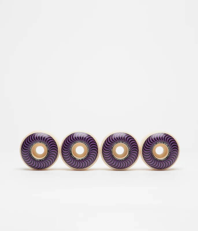 Skateboard Wheels With Precision Molded Surface-Spitfire Formula Four Classic 99DU Wheels - Purple - 58mm