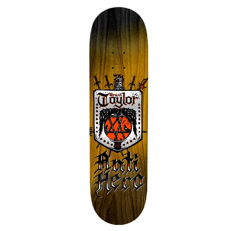 Skateboard Deck With Stronger Grip-AntiHero - Grant Taylor Coat of Arms Series 8.25 - Skateboard Deck