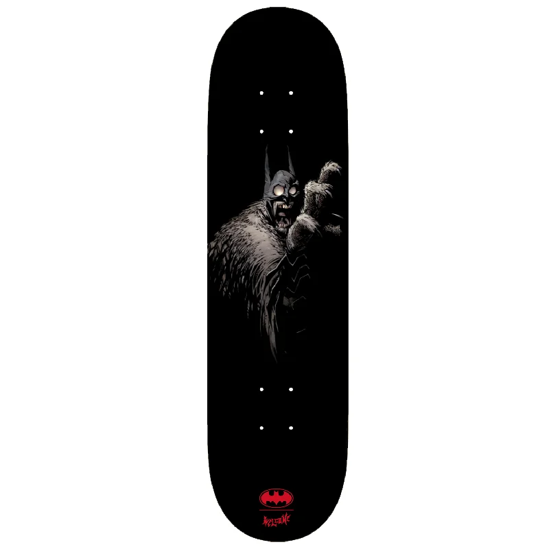 Skateboard Deck With High Load Capacity-Welcome x Batman Batmonster on Popsicle Black Dip 8.75" Skateboard Deck