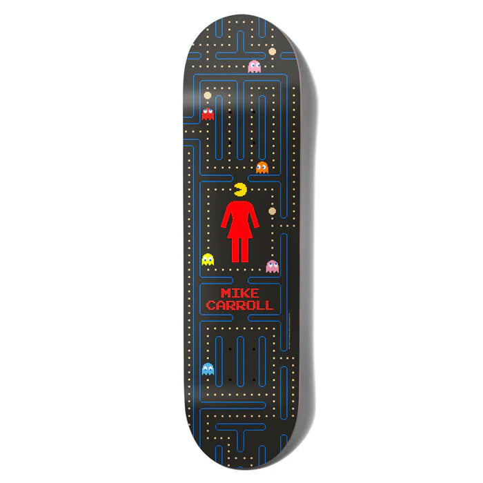 Skateboard Deck With Skatepark-Approved Quality-Girl Carroll Pac-Man Deck - (8.0, 8.37, 8.5)