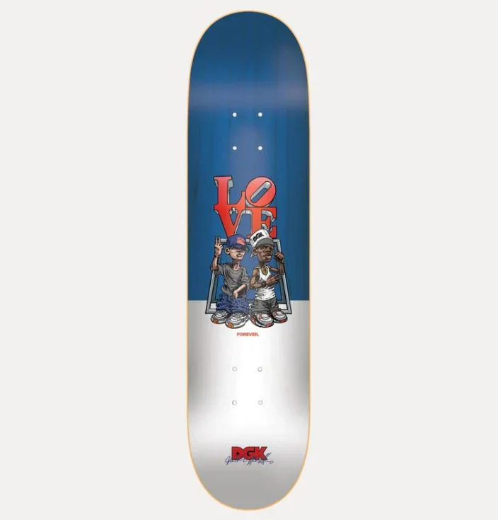 Skateboard Deck For Reliable Performance-DGK Deck Love Forever 8.25