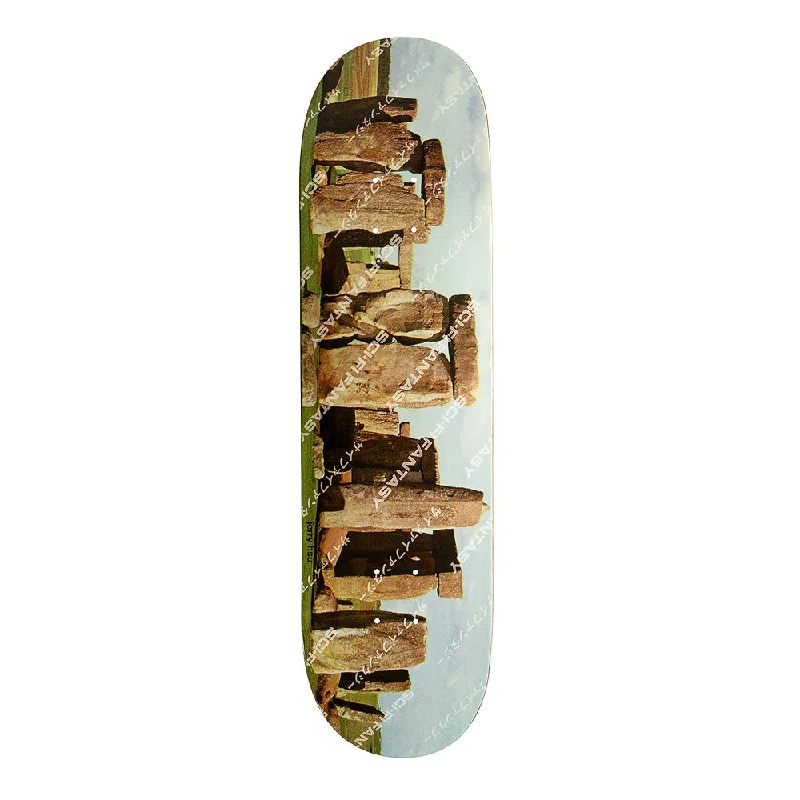 Skateboard Deck With Reinforced Core-SCI-FI FANTASY JERRY STONEHENGE DECK // 8.25"