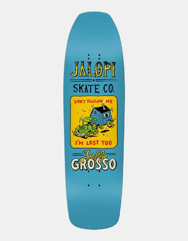 Skateboard Deck With Bamboo Construction-Anti Hero Grosso Don't Follow Me Jalopi Skate Co. Skateboard Deck - 9.25"