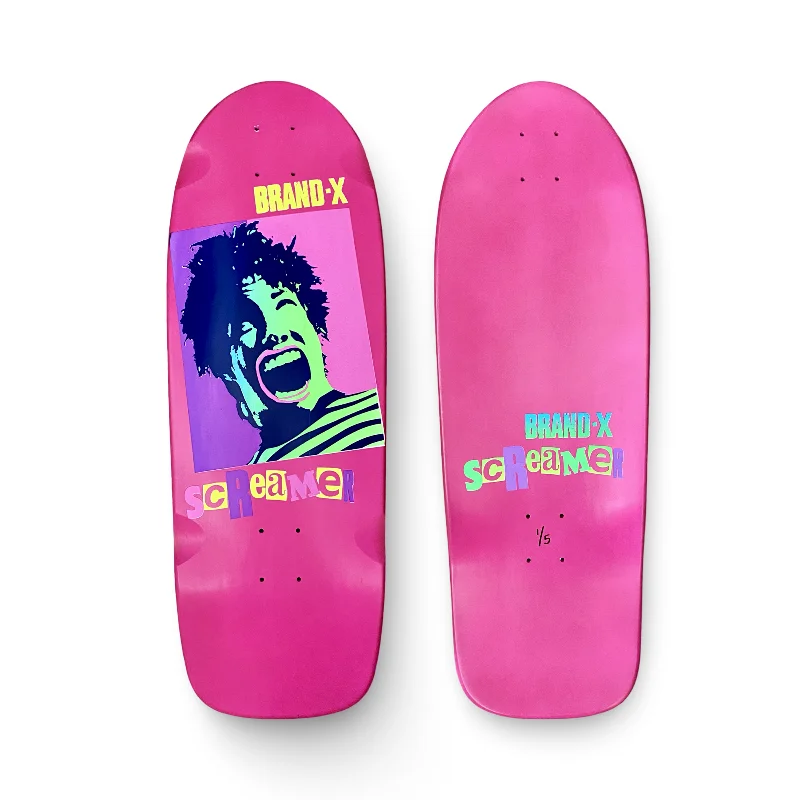 Skateboard Deck With Top-Tier Performance-Screamer 10”x30” HAND PAINTED Limited Edition Deck (1 of 5)