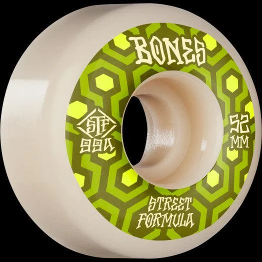 Skateboard Wheels With Extra Grip-Bones STF Retros v1 Standards 99A Wheels - 53mm