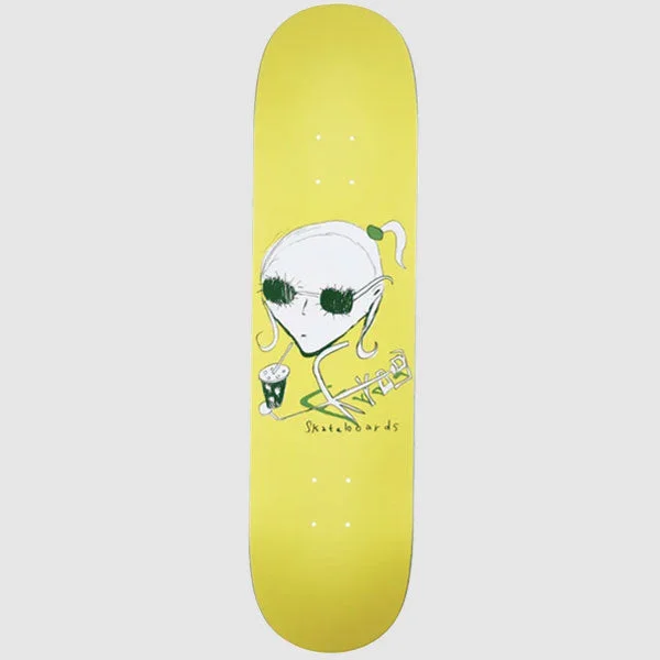 Skateboard Deck For Competitive Skaters-Frog - Iced Coffee Girl Deck