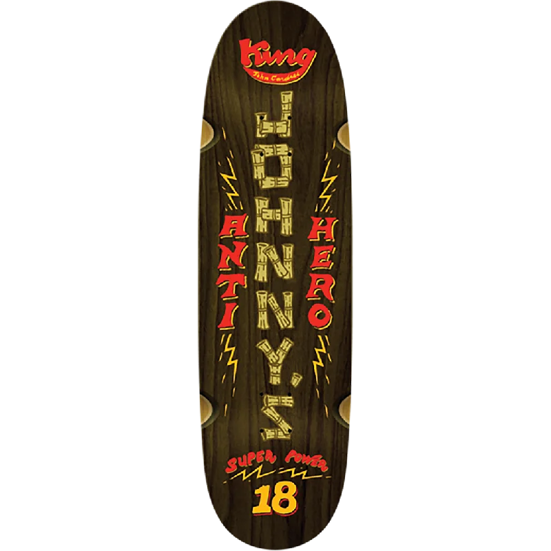 Skateboard Deck With Advanced Engineering-AntiHero - John Cardiel Super powered Wheel Wells - Skateboard Deck