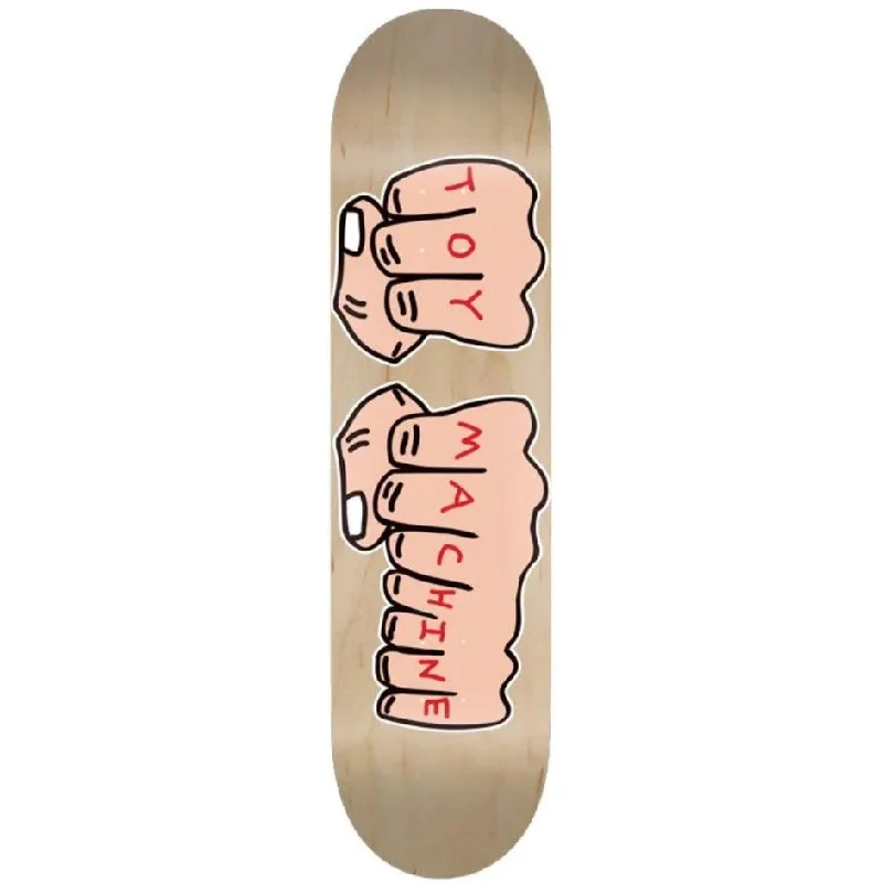 Skateboard Deck With Maximum Trick Control-Toy Machine Deck 8.5 Fists Natural