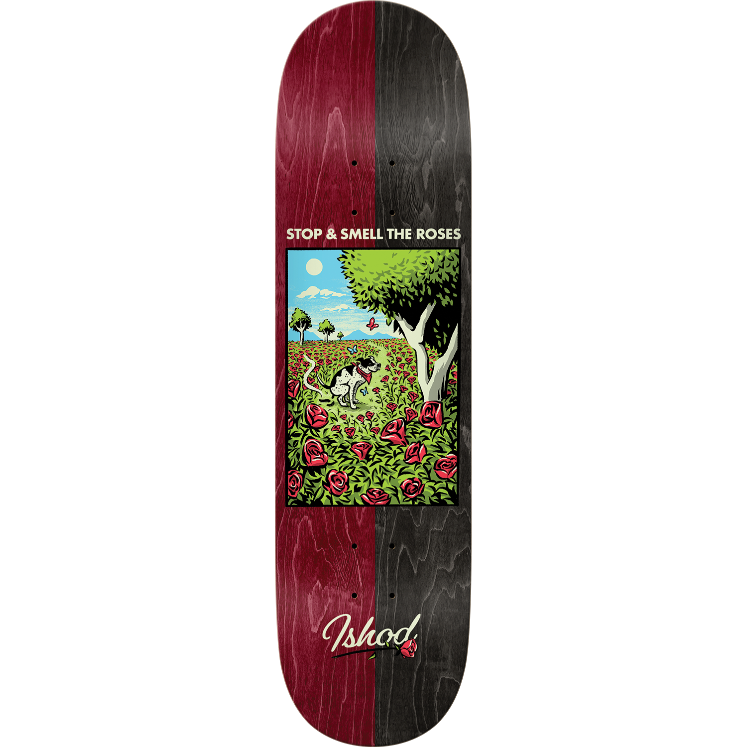 Skateboard Deck For Unparalleled Grip-Real Skateboards Ishod Brightside True Fit-8.38