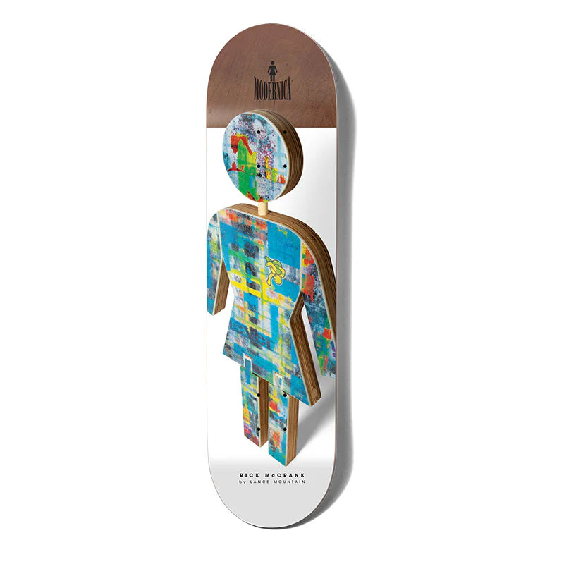 Skateboard Deck For Effortless Spins-Girl McCrank Modernica Skateboard Deck