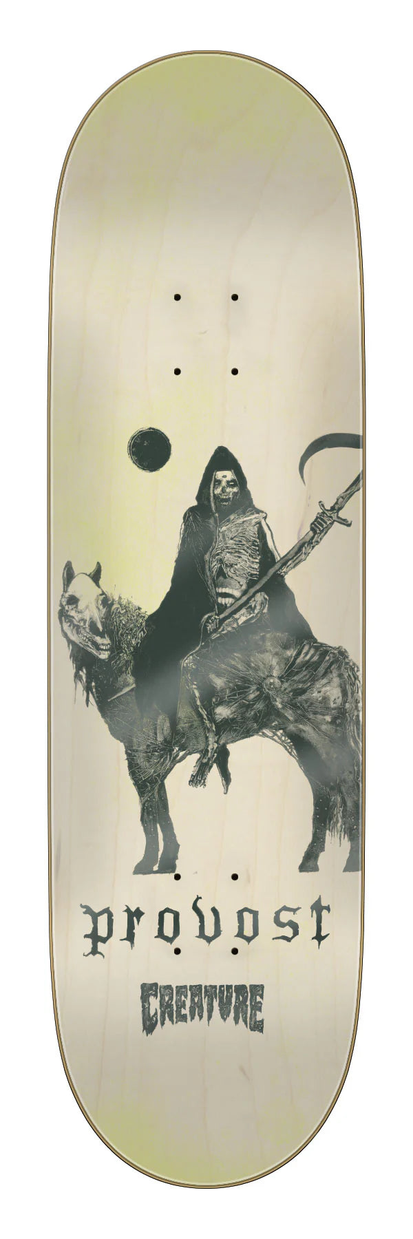 Skateboard Deck With Water-Resistant Finish-Creature - Provost Reaper Deck (8.8")