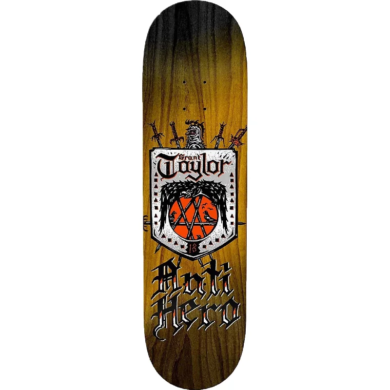 Skateboard Deck With Strong Maple Wood-Anti Hero Grant Coat Of Arms 8.25" Skateboard Deck