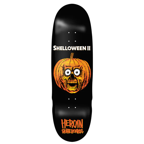 Skateboard Deck For Maximum Maneuverability-Heroin Shelloween 2 Deck 9.625