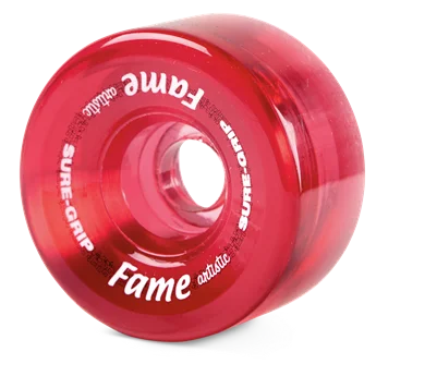 Skateboard Wheels With Extra Tough Build-FAME ARTISTIC CLEAR SERIES (8-Pack)