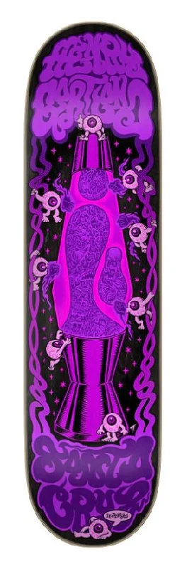 Skateboard Deck With Strong Maple Wood-Santa Cruz Deck 8.28 Gartland Lava Lamp