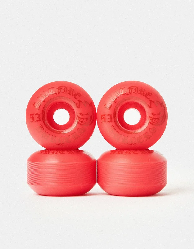 Skateboard Wheels With Durable Urethane-Spitfire Burners 99d Skateboard Wheels - 53mm