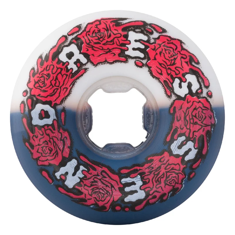 Skateboard Wheels For High-Speed Racing-Slime Ball Wheels 56mm Dressen 97a Vomit Mini II White Black