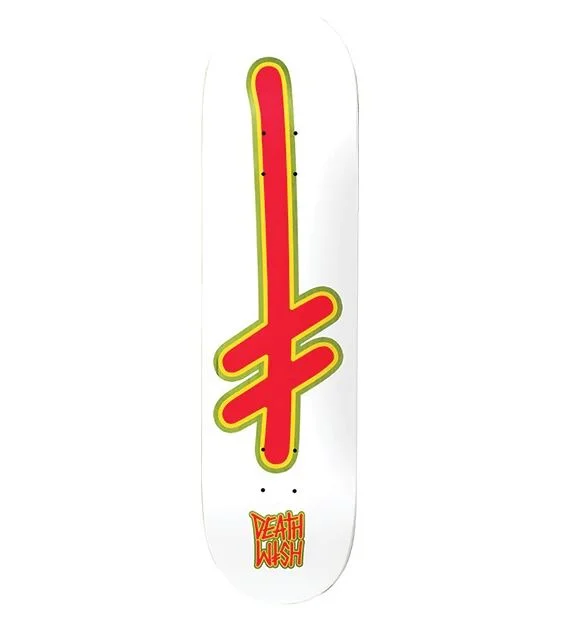 Skateboard Deck For Tricks-Deathwish Deck Gang Logo Attitude 8.25