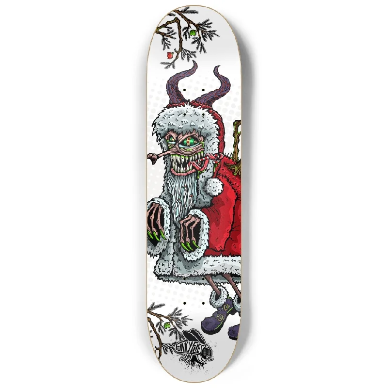 Skateboard Deck For Custom Boards-8.25 Krampus Christmas Fly Custom Skateboard