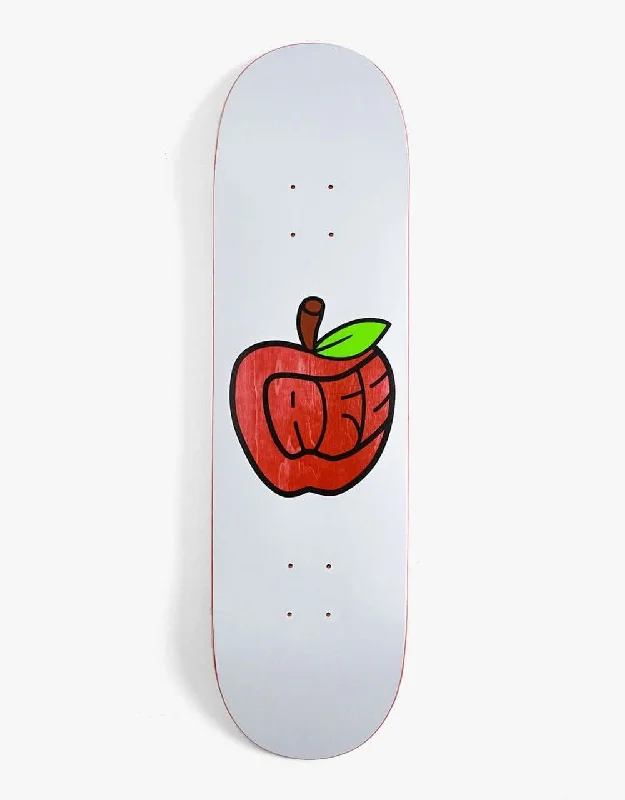 Skateboard Deck For Long-Lasting Pop-Skateboard Cafe "Pink Lady" Skateboard Deck - White/Red