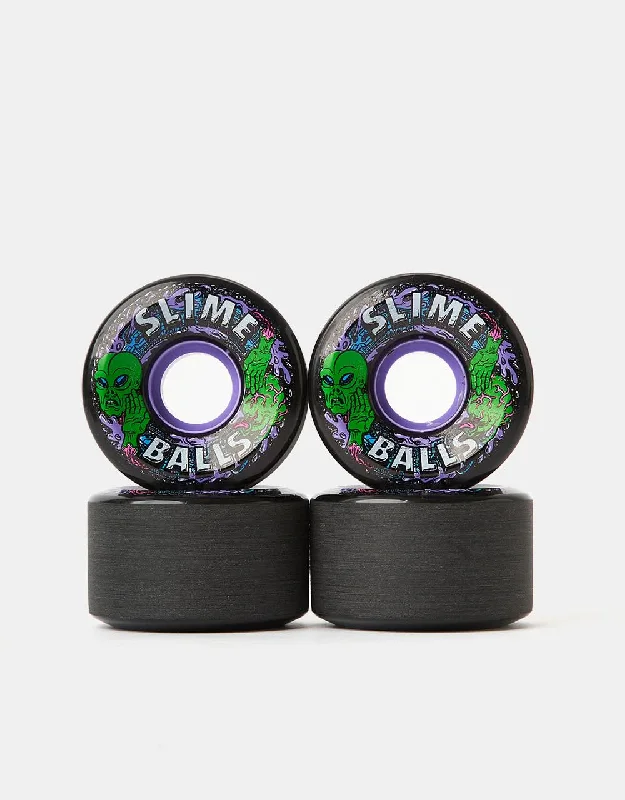 Skateboard Wheels With Reinforced Edges-Slime Balls Alien Mini OG Slime 78a Skateboard Wheels - 54.5mm