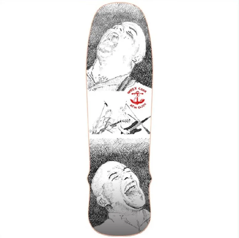 Skateboard Deck For Superior Landings-ATM Deck Wrex Cook The Minutemen Shaped 9.5