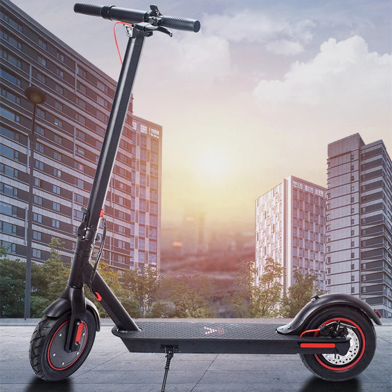 Scooter With Narrow Deck-Fashion Aluminum Alloy Electric Folding Scooter