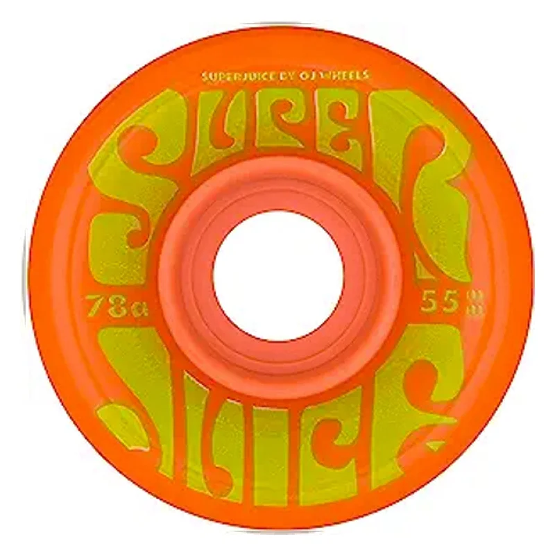 Skateboard Wheels With Minimal Rolling Resistance-OJ WHEELS MINI SUPER JUICE ORANGE 78A VARIANTS