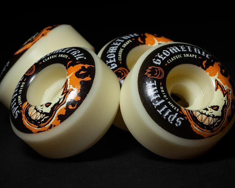 Skateboard Wheels For Rough Terrain-Geometric X Spitfire Formula Four Wheels - 52mm 101D Classic