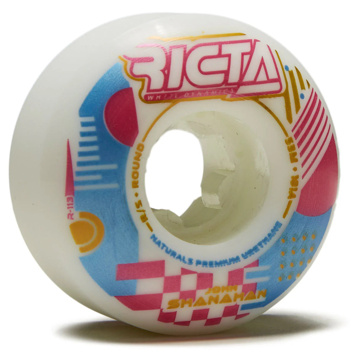 Skateboard Wheels For Effortless Acceleration-Ricta wheels Shanahan Flux Natural 101a