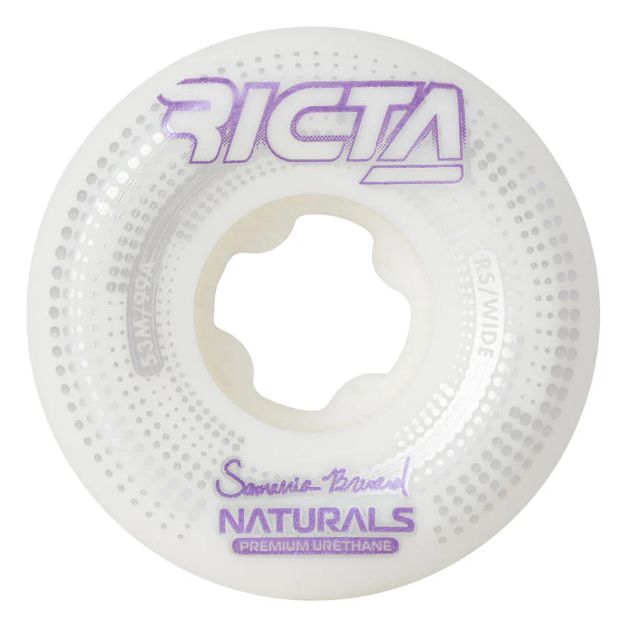 Skateboard Wheels With Maximum Flexibility-Ricta Wheel 53mm Brevard Source Naturals Wide 99a