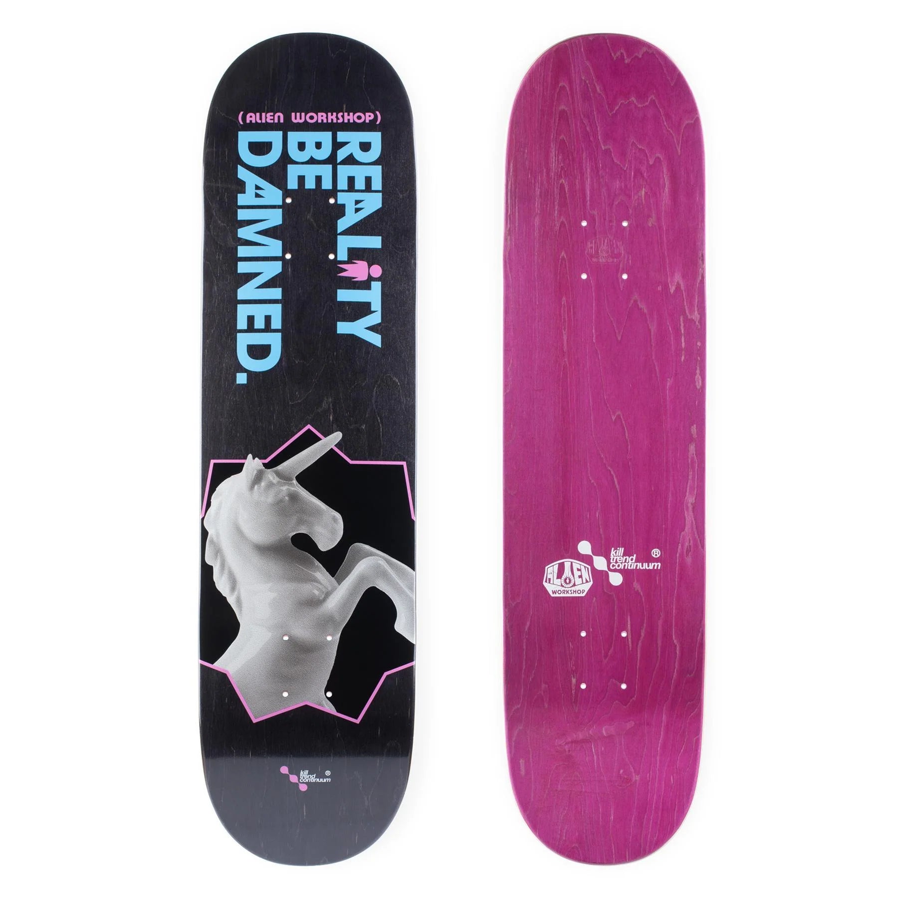 Skateboard Deck With Best-In-Class Grip-Alien Workshop KTC/RBD UNI Deck - 8.25