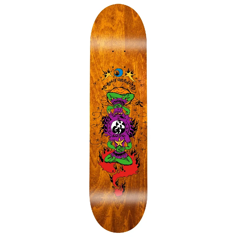 Skateboard Deck For Downhill Skating-GX1000 BURNING BREATH GREENE DECK COLOR/SIZE VARIANT