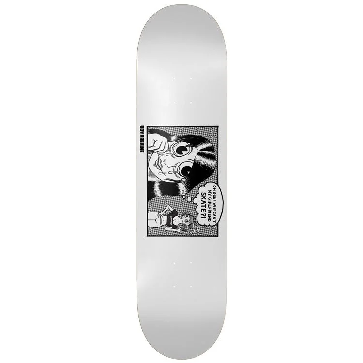 Skateboard Deck With Classic Aesthetic-Toy Machine - Toy Machine X Thrasher Girlfriend Deck (8.25")