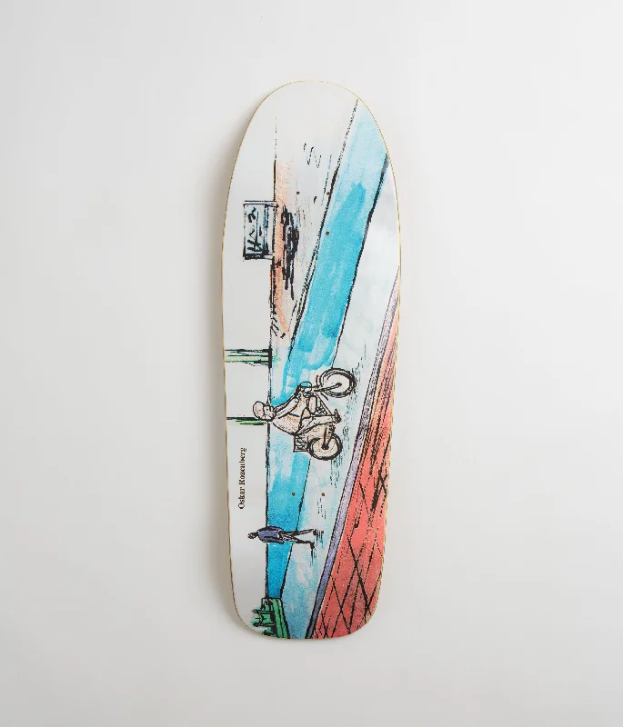 Skateboard Deck With Reinforced Sidewalls-Polar Oskar Rozenberg West Harbour Dane 1 Shape Deck - 9.75"