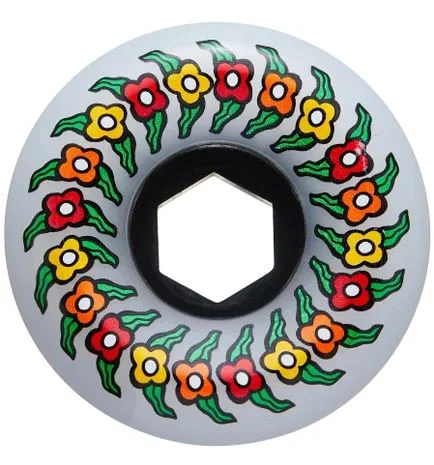 Skateboard Wheels With Shock Absorption-Spitfire Wheels 54mm 80HD Gonz Flowers