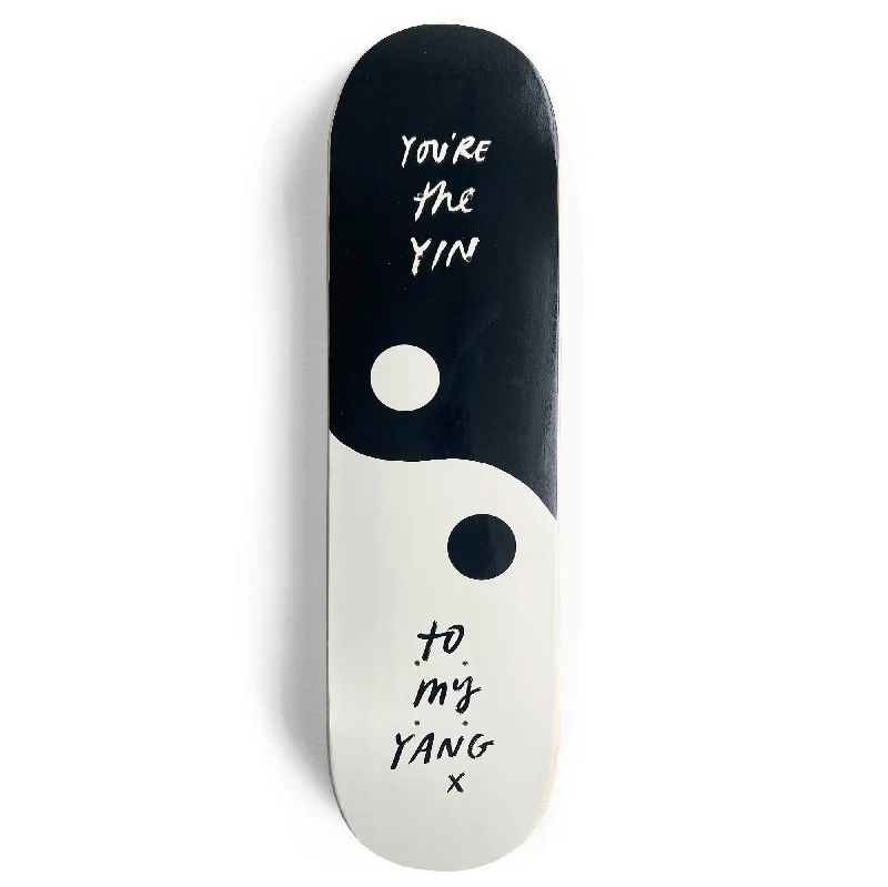 Skateboard Deck For Longboarding-YIN YANG SKATEBOARD