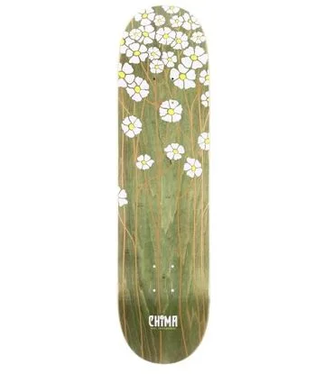 Skateboard Deck With Top-Tier Performance-Real Deck Chima Poppies UV 8.25