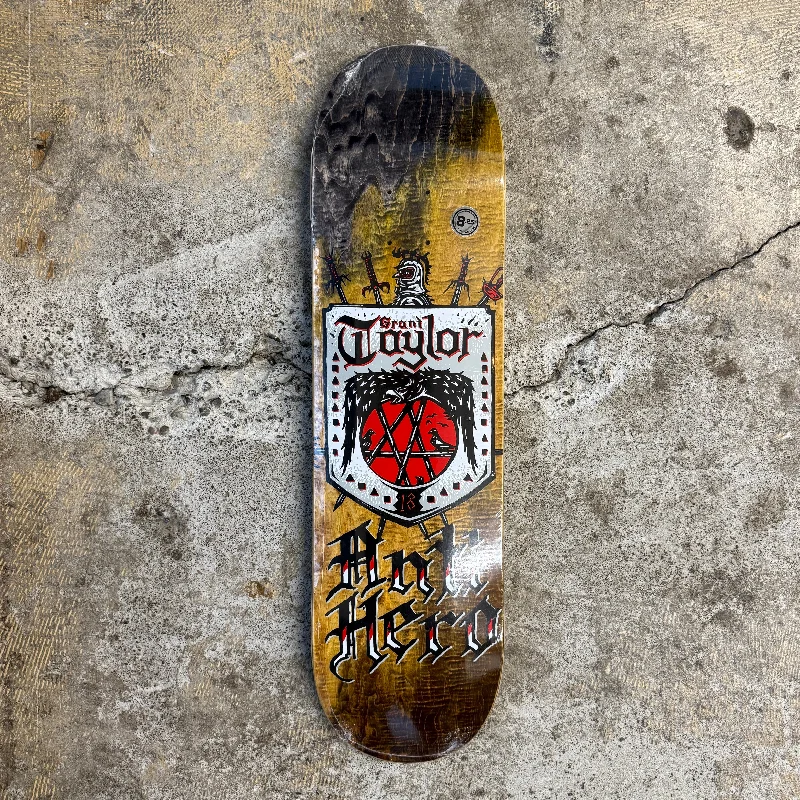 Skateboard Deck With Professional Grade-Taylor Coat of Arms Deck 8.25