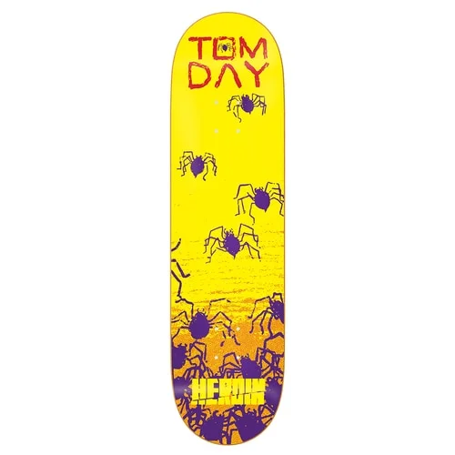 Skateboard Deck For Pro-Level Customization-HEROIN TOM DAY GIALLO DECK - 8.5