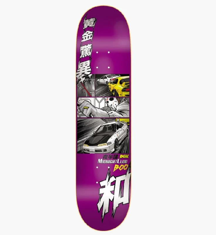 Skateboard Deck With Custom Engraving-DGK Deck Midnight Club Boo 8.5