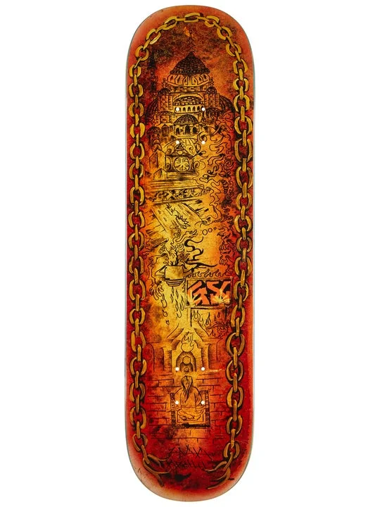 Skateboard Deck With High Concave-Gx1000 Krull Embers Deck - 8.3