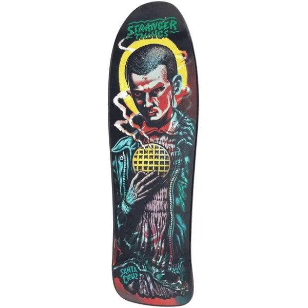 Skateboard Deck With Professional Endorsement-Santa Cruz X Stranger Things Kendall Eleven Deck - (9.75)