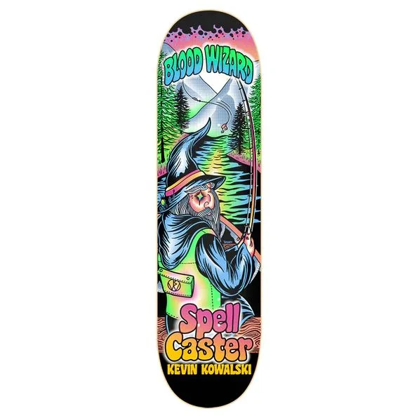 Skateboard Deck With Premium Craftsmanship-Blood Wizard Deck Spell Casters Kowalski 8.75