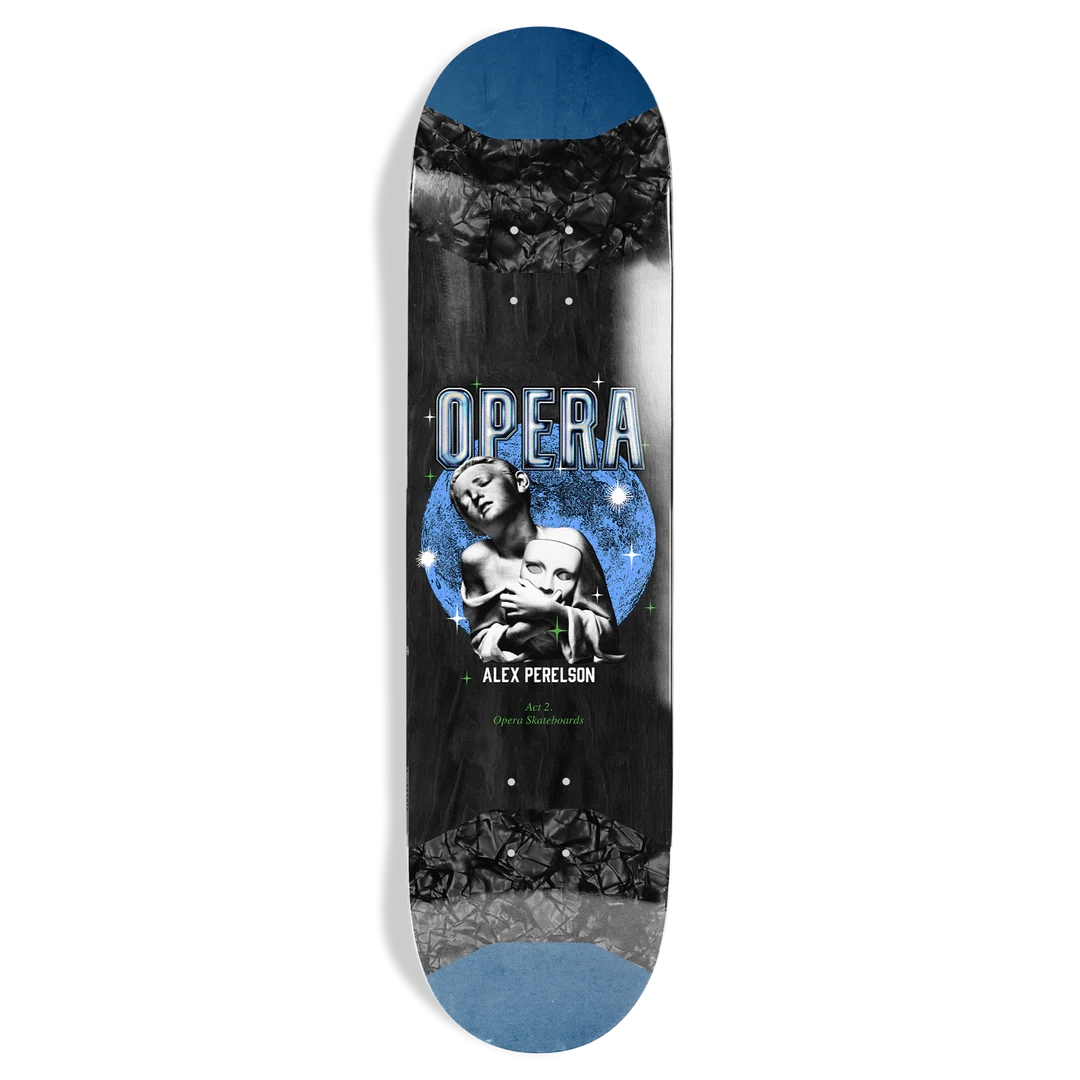 Skateboard Deck With Ultimate Versatility-Opera - Alex Perelson - Grasp - EX7 Pop Slick - 8.38 - Skateboard Deck